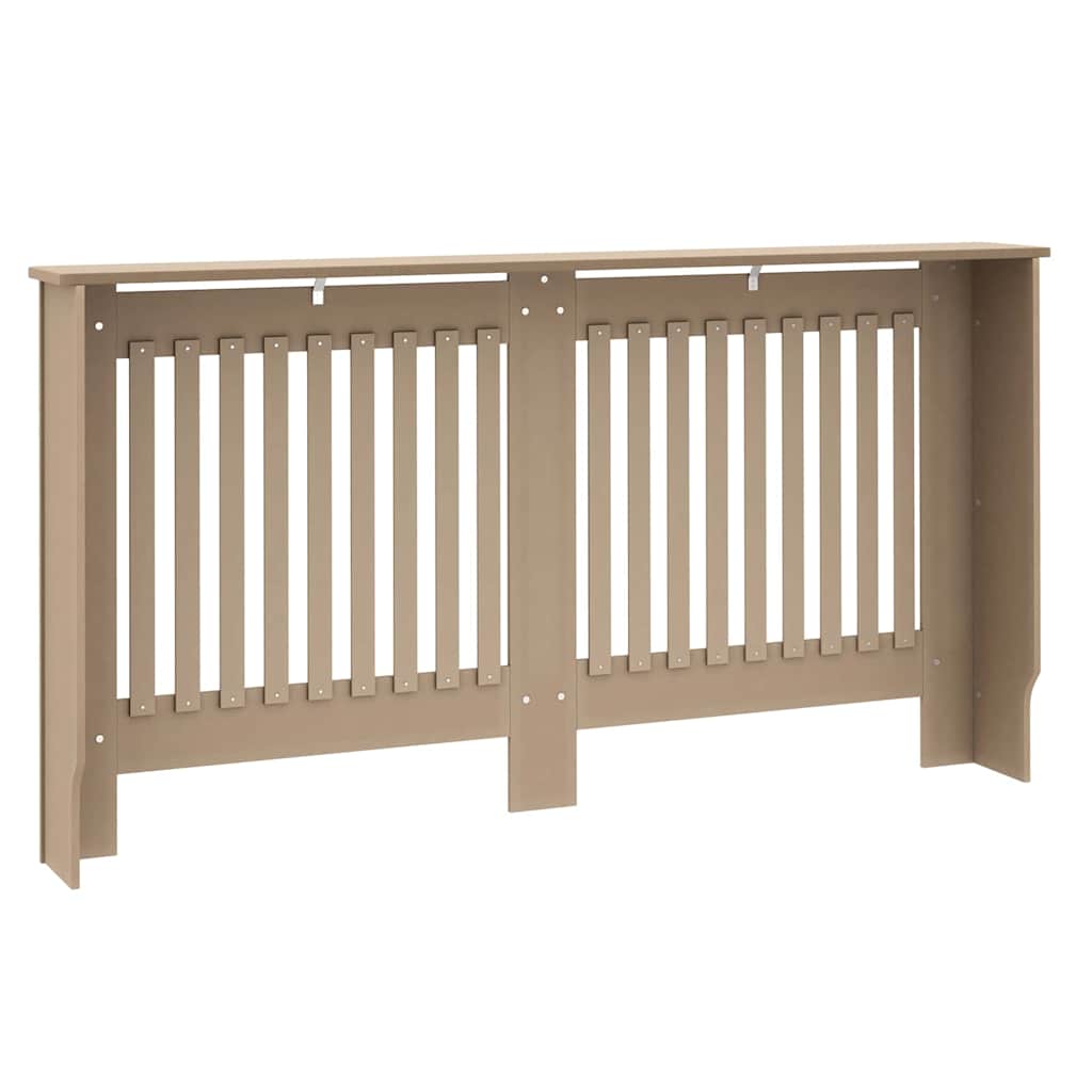 Copertura per radiatori 2 pcs Marrone 152 x 19 x 81,5cm