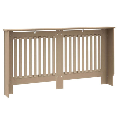 Copertura per radiatori 2 pcs Marrone 152 x 19 x 81,5cm