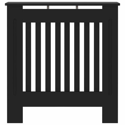 Copertura per radiatori Nero 78 x 19 x 81,5cm Legno multistrato