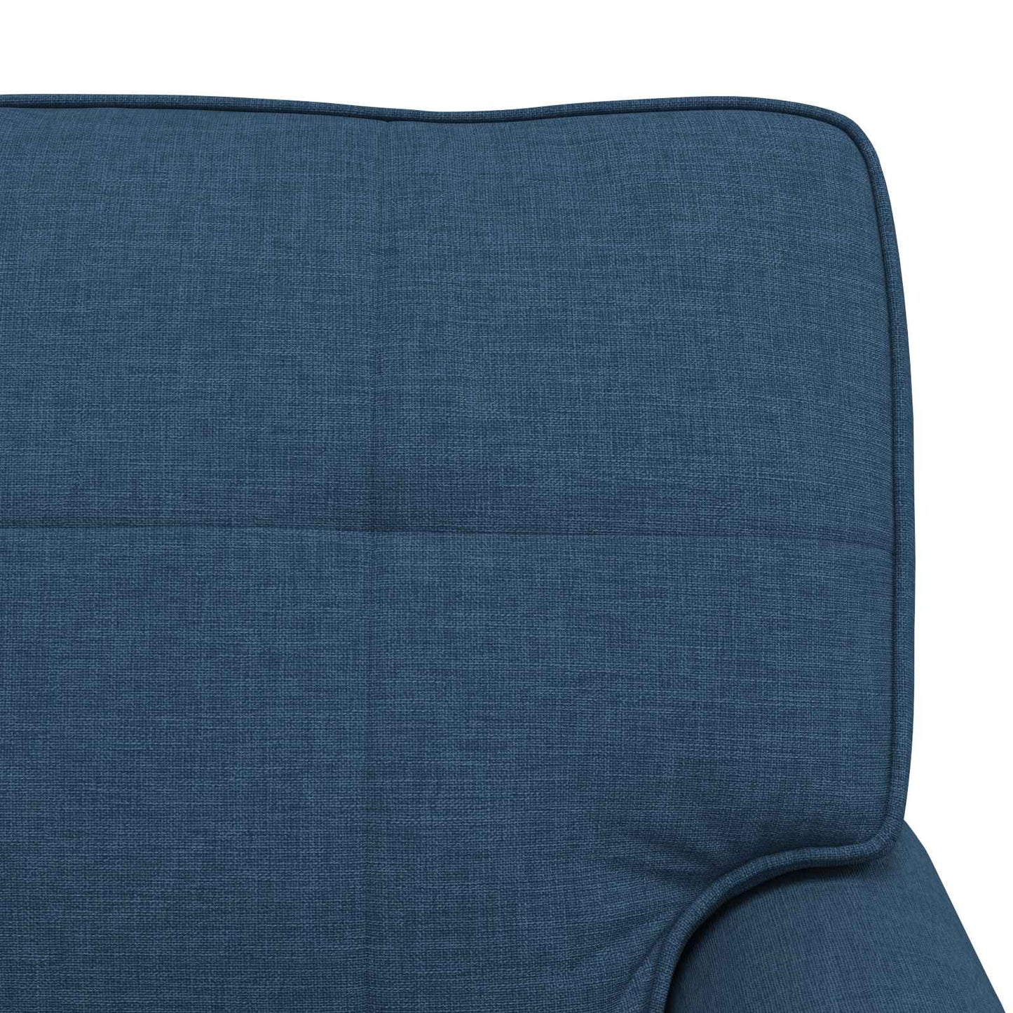 Chaise Lounge con cuscino Blu 91 x 157 x 91 cm Tessuto