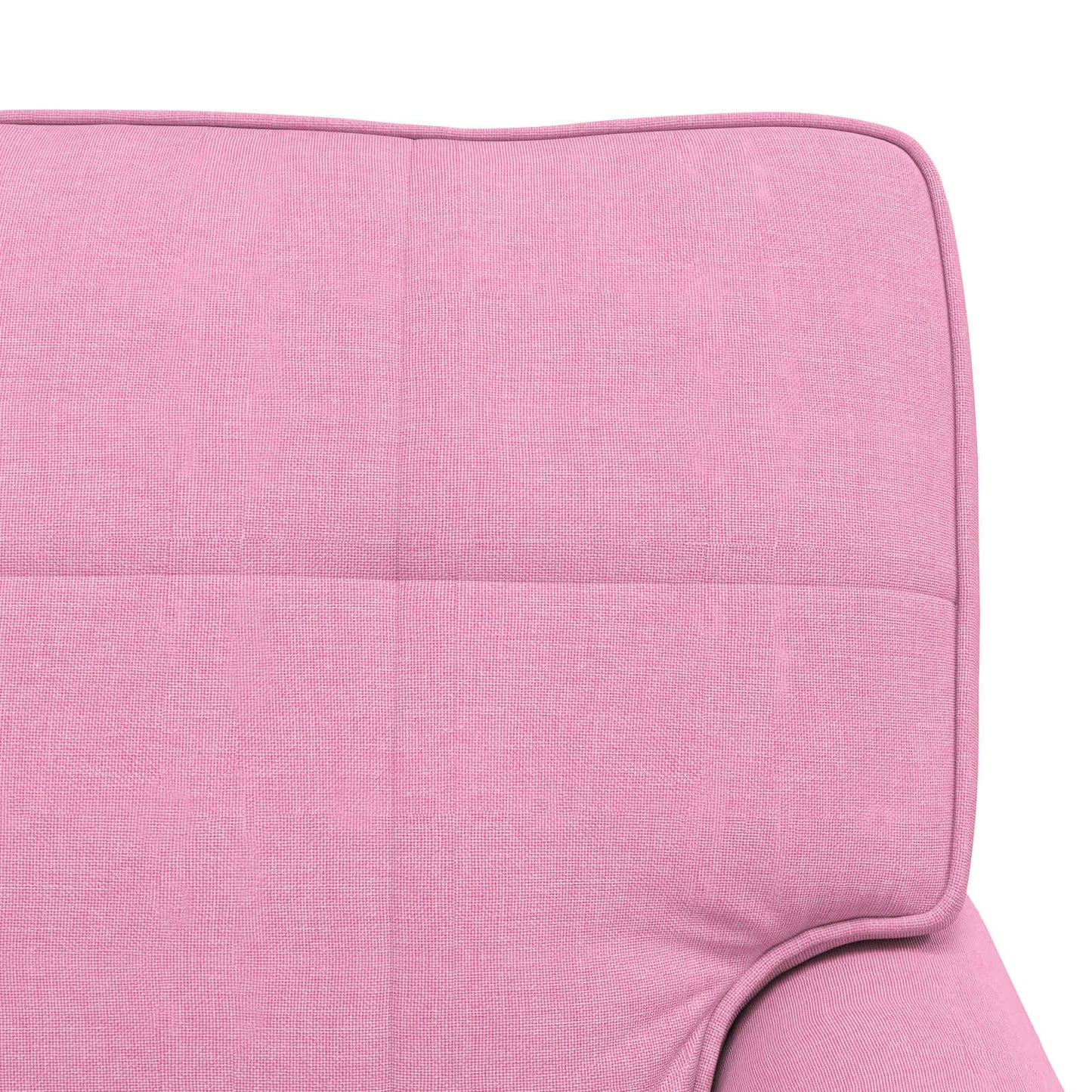 Chaise Lounge con cuscino Rosa 91 x 157 x 91 cm Tessuto
