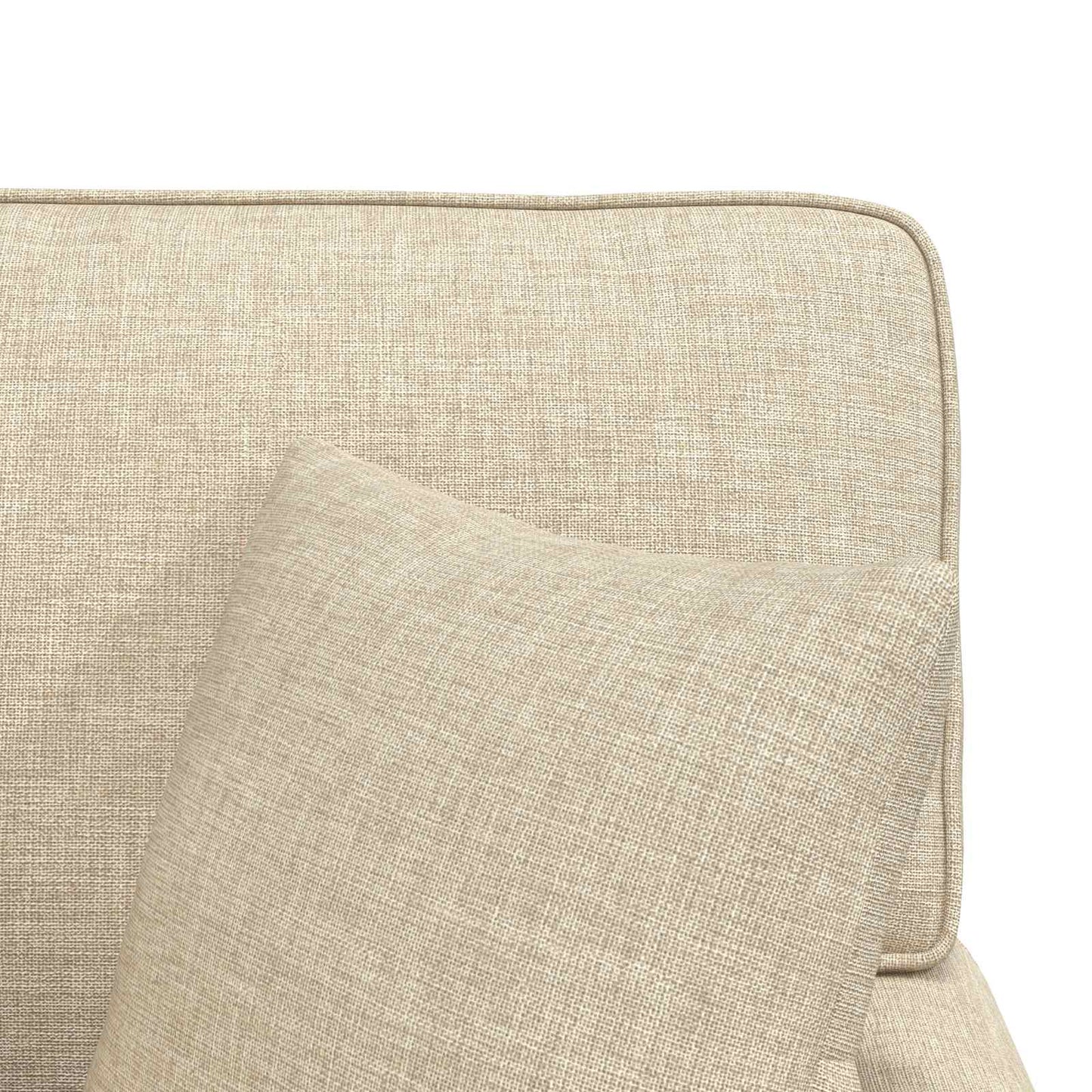 Chaise Longe con Gonna Crema 91 x 157 x 91 cm Tessuto