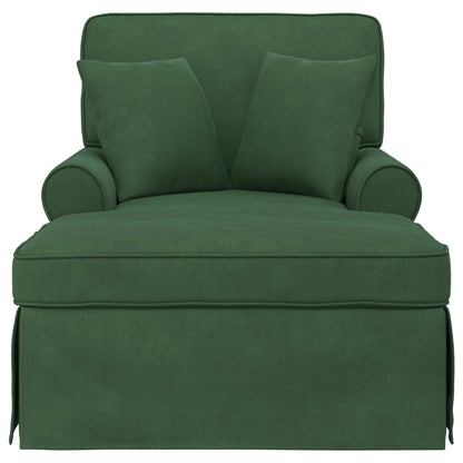 Chaise Longe con Gonna Verde Giungla 91 x 157 x 91 cm