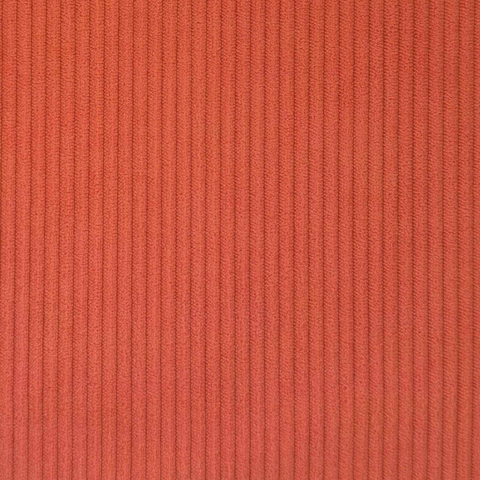 Chaise Longe con Gonna 3 pcs Rosso Arancio Tessuto in Cords | homemem39