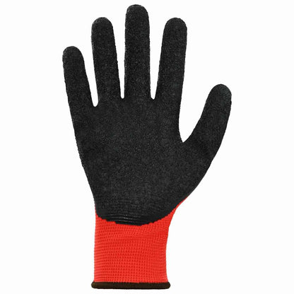 Guanti da Lavoro 24 pcs Rosso e Nero 8 / m | homemem39