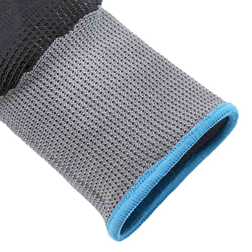 Guanti da Lavoro 24 pcs Grigio e Nero 9 / l Poliestere | homemem39