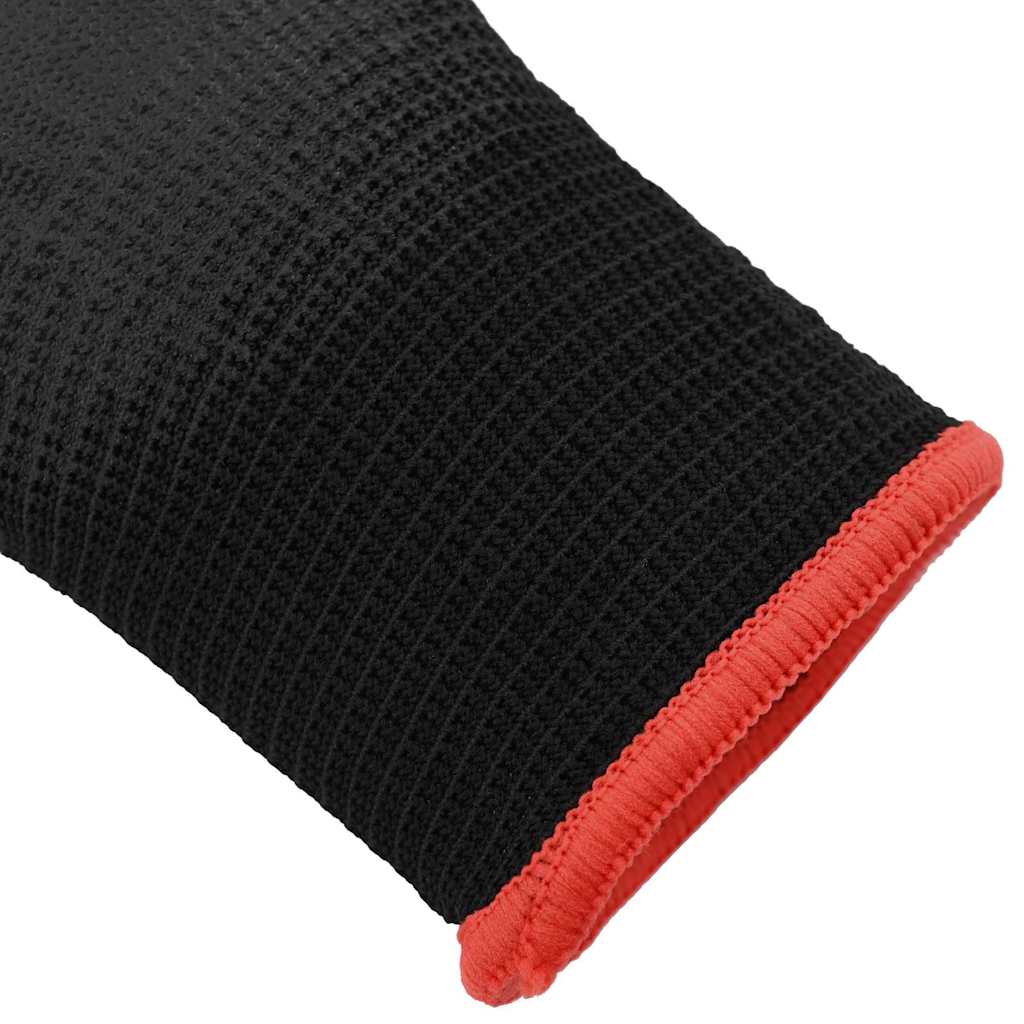 Guanti da Lavoro 24 pcs Nero 7 / S Poliestere
