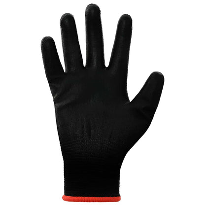 Guanti da Lavoro 24 pcs Nero 7 / S Poliestere