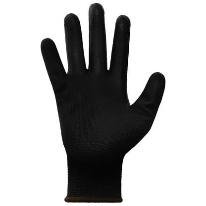 Guanti da Lavoro 24 pcs Nero 8 / m Poliestere | homemem39
