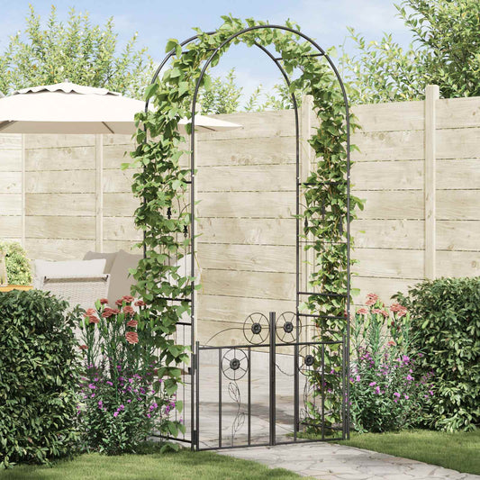 Arco da Giardino con blocco Nero 102 x 50 x 218 cm