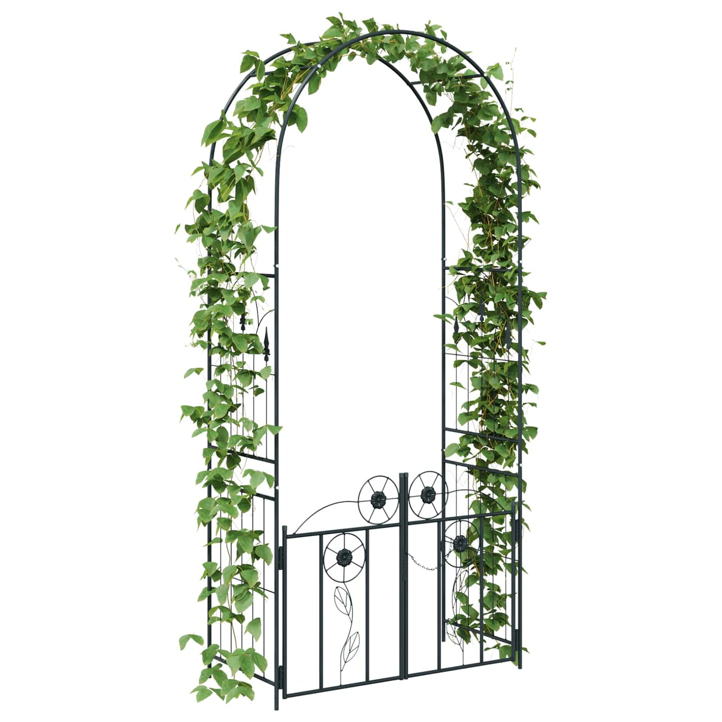 Arco da Giardino con blocco Nero 102 x 50 x 218 cm