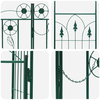 Arco da Giardino con blocco Verde 102 x 50 x 218 cm