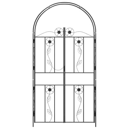 Arco da Giardino Tinta unita Nero 115 x 37 x 226 cm