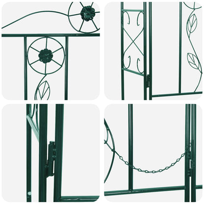Arco da Giardino Tinta unita Verde 115 x 37 x 226 cm