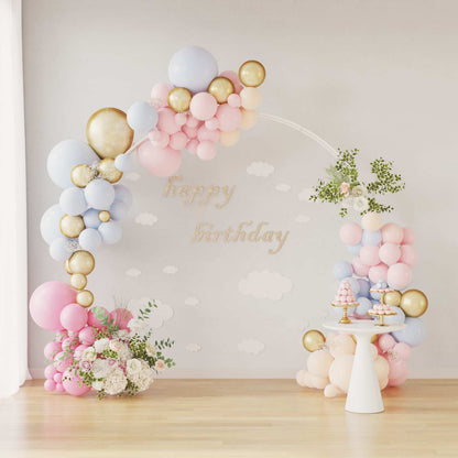 Arco Nuziale Bianco 223 x 45 x 201 cm Acciaio