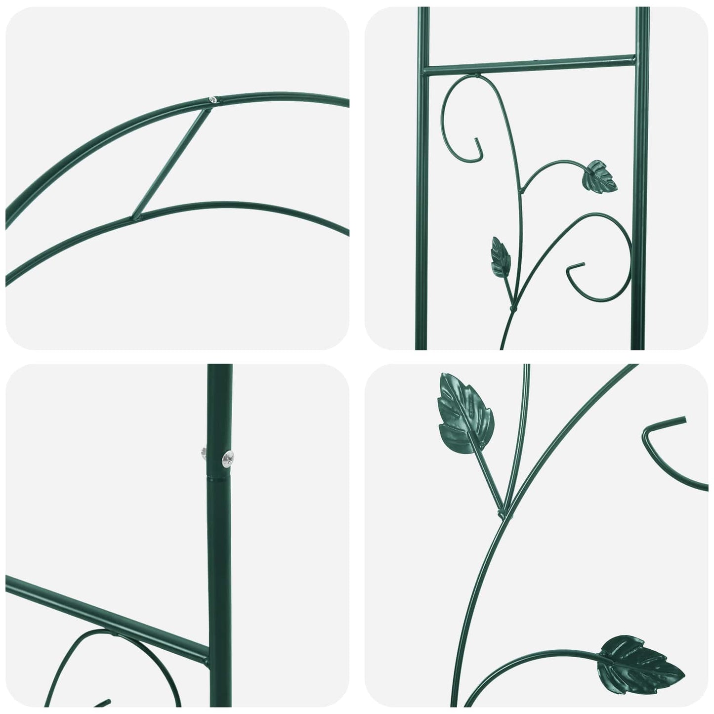 Arco da Giardino Floreale Verde 115 x 37 x 231 cm