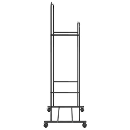 Stendibiancheria Tinta unita Nero 80 x 53 x 156 cm