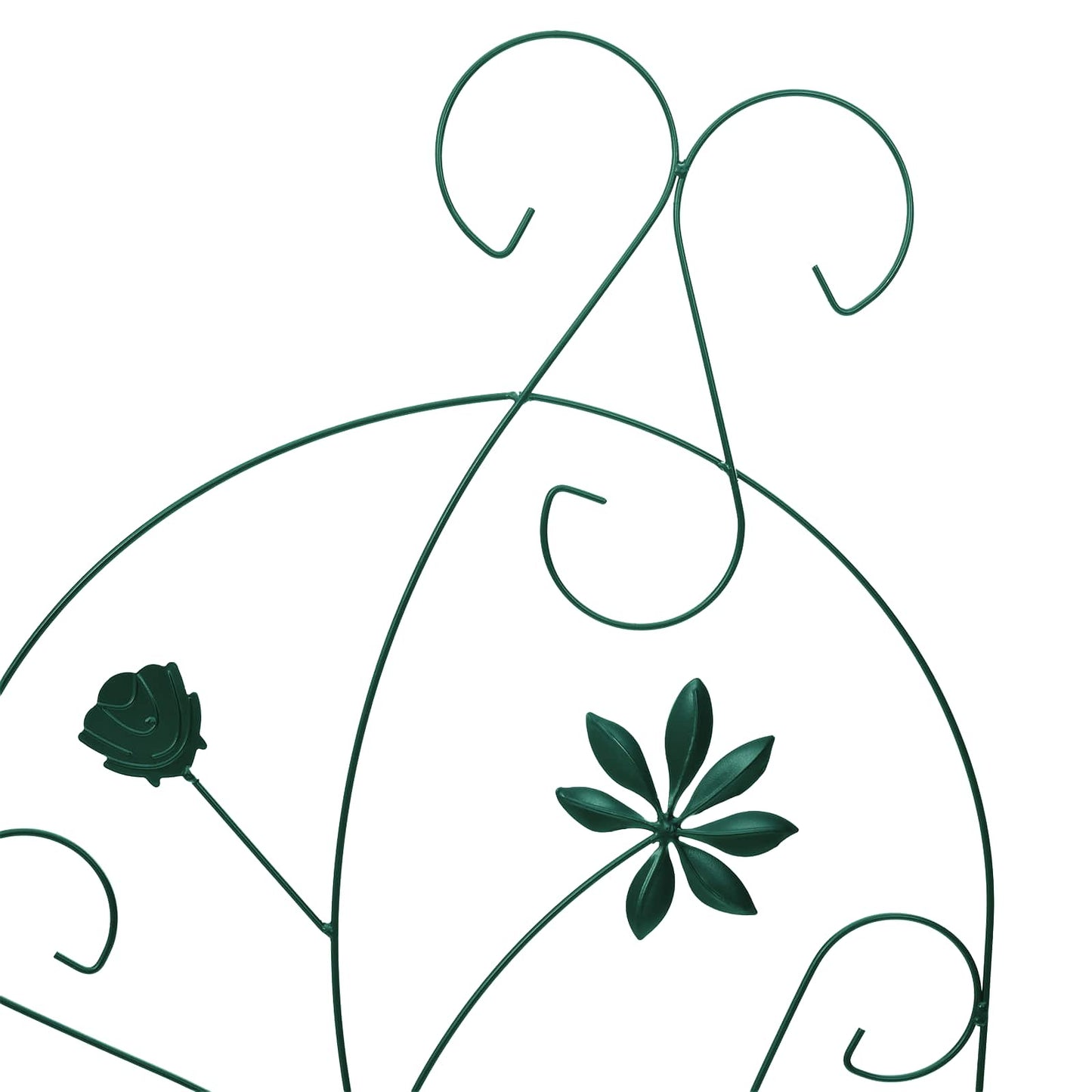 Recinzione per Giardino 3 pcs Verde 112 x 40 cm Acciaio