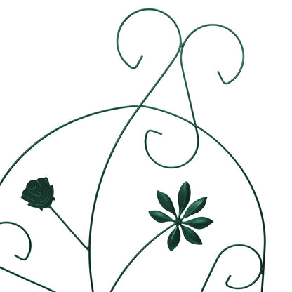 Recinzione per Giardino 3 pcs Verde 112 x 40 cm Acciaio