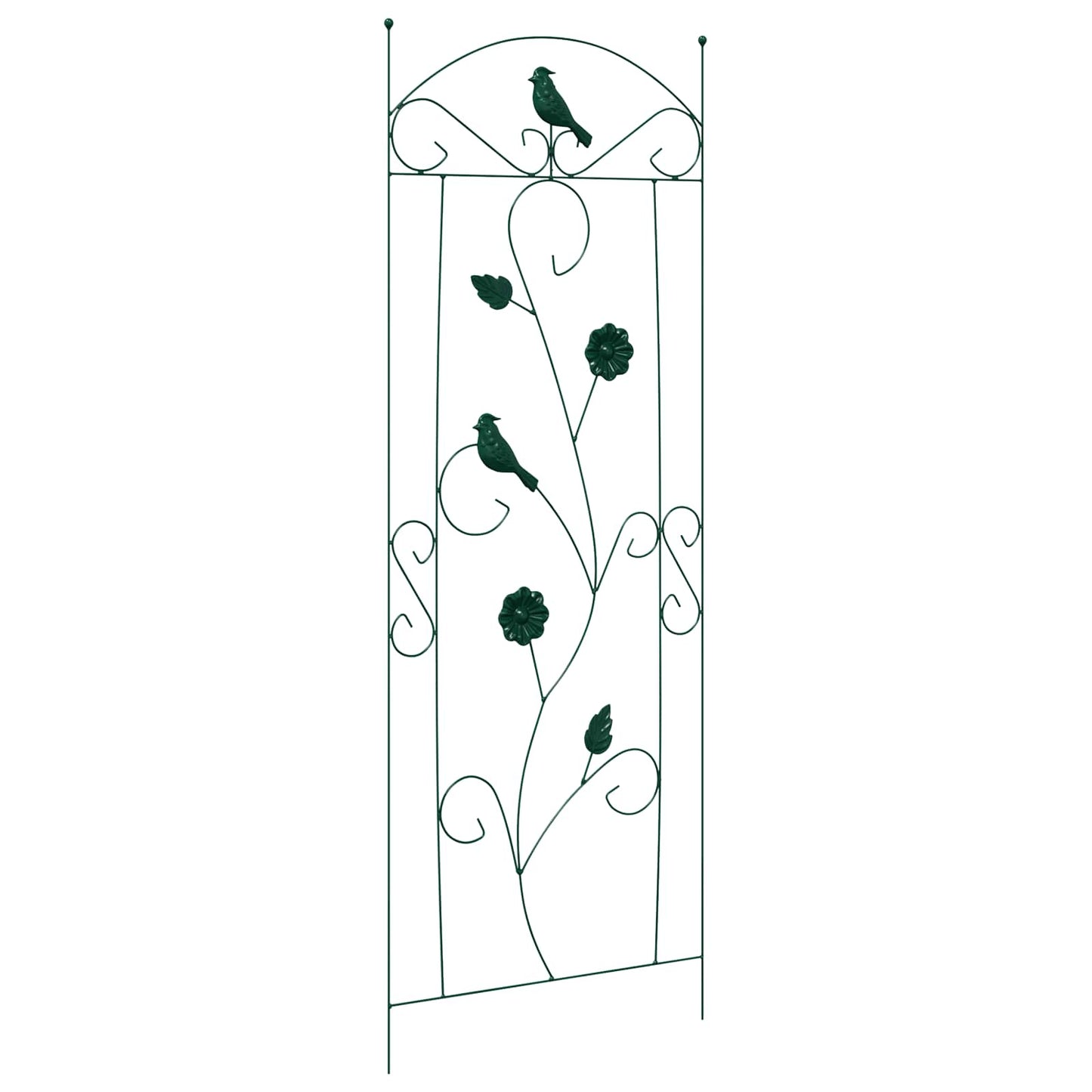 Recinzione per Giardino 3 pcs Verde 112 x 40 cm Acciaio