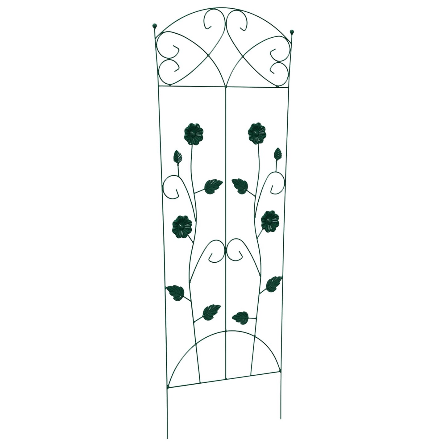 Recinzione per Giardino 3 pcs Verde 112 x 40 cm Acciaio