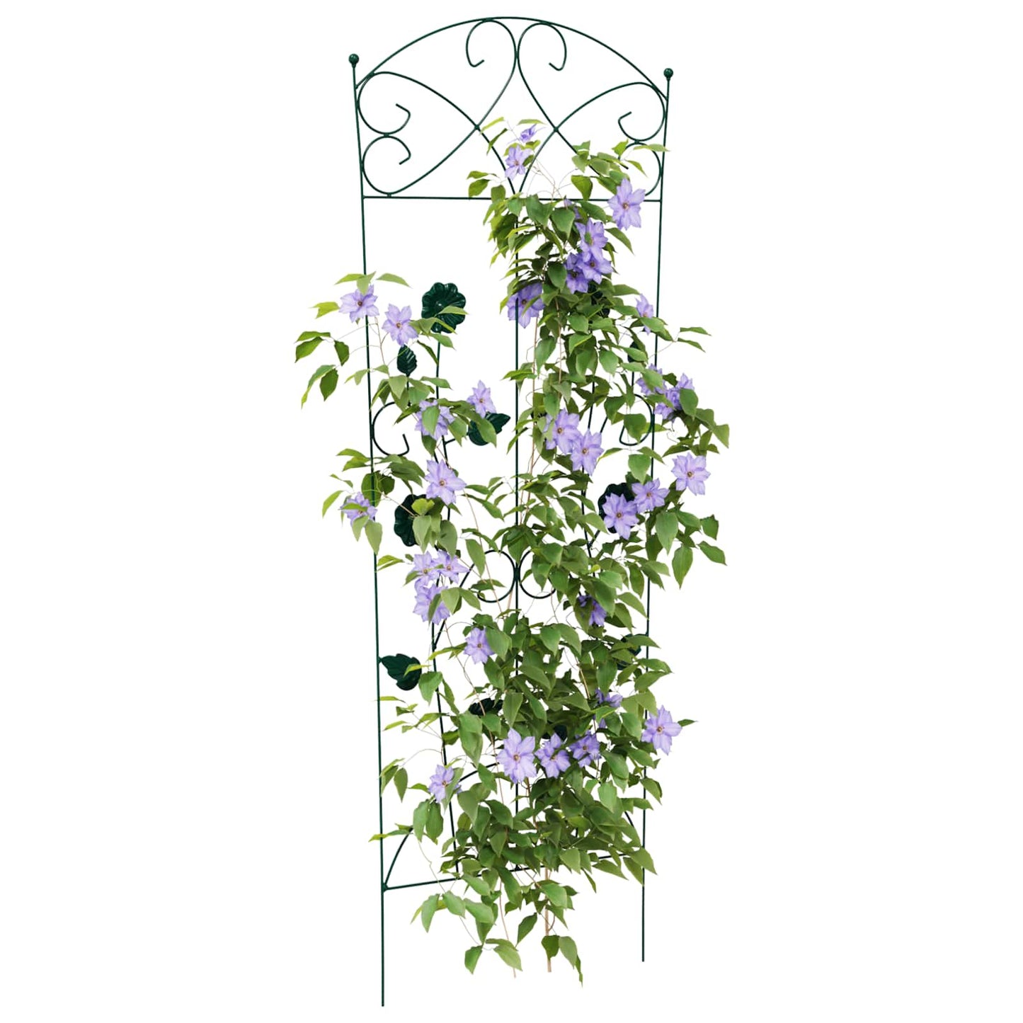 Recinzione per Giardino 3 pcs Verde 112 x 40 cm Acciaio