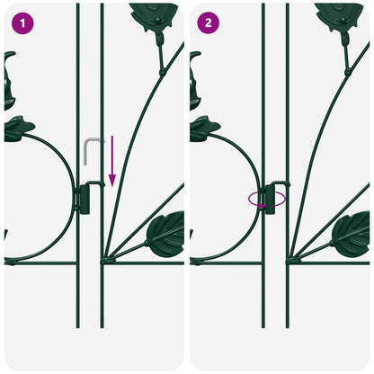 Recinzione per Giardino Traliccio Verde 307 x 54,5 x 0,3 cm