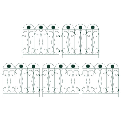 Recinzione per Giardino Traliccio Verde 305,5 x 55,5 x 0,3 cm