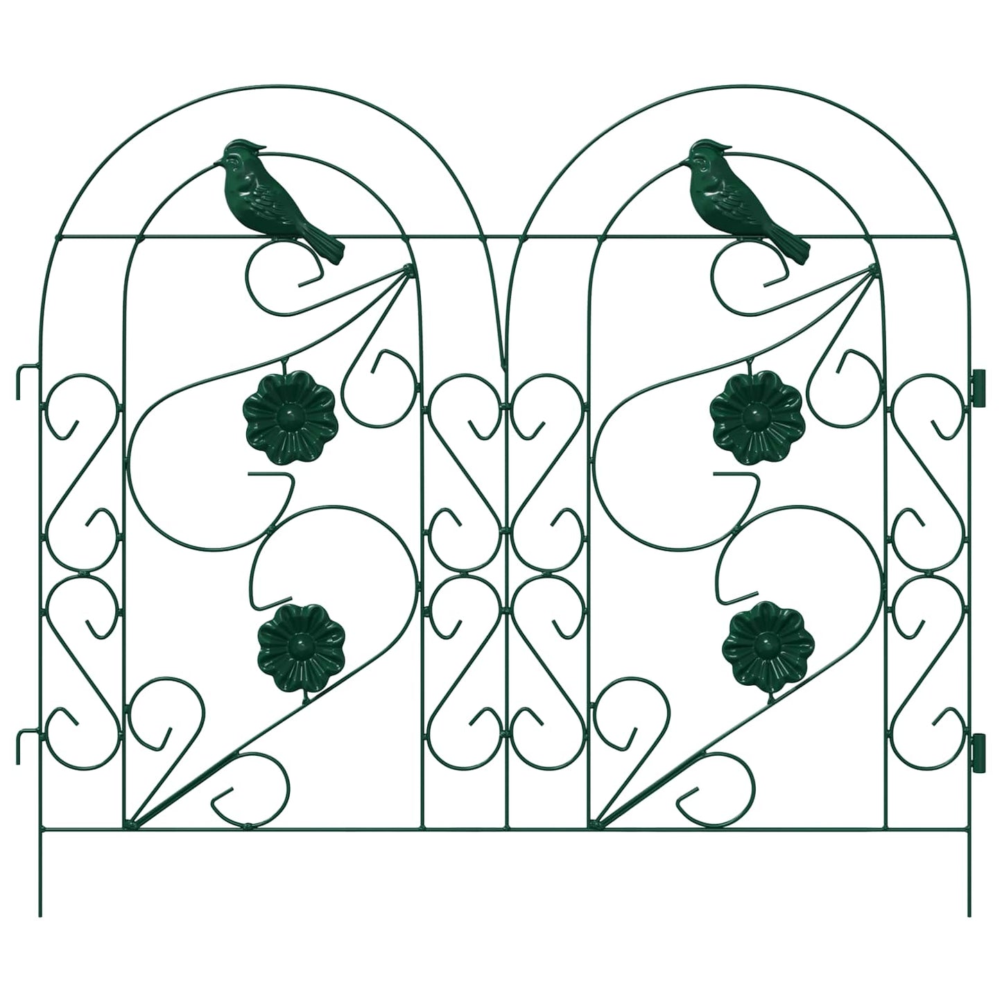 Recinzione per Giardino Traliccio Verde 308,5 x 54,5 x 0,3 cm