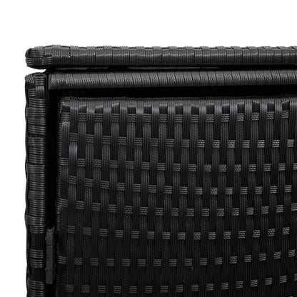 Cassa per Spazzatura 2 pcs Nero 130 x 80 x 115 cm Polietilene | homemem39