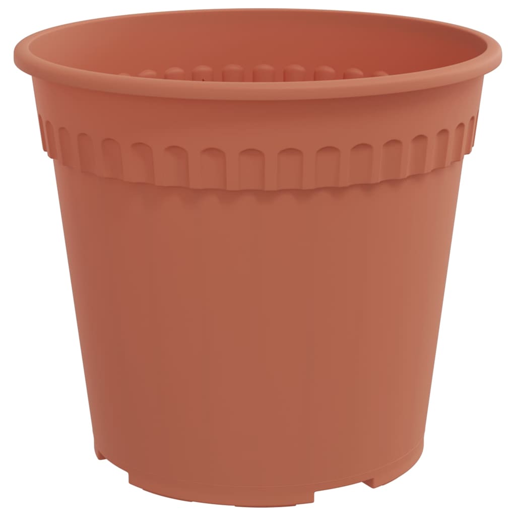Vasi per Piante 6 pcs Rosso Mattone Ø 17 x 14 cm Plastica | homemem39