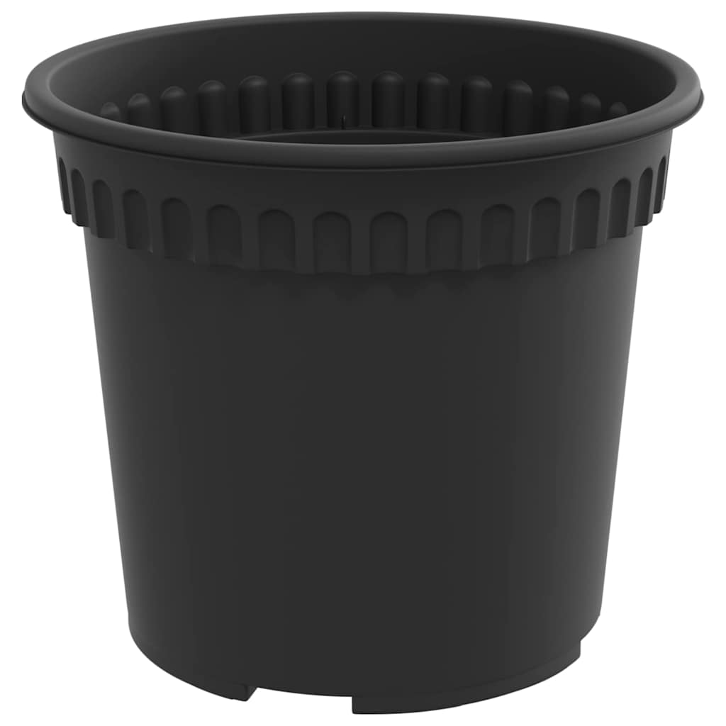 Vasi per Piante 6 pcs Nero Ø 15 x 12 cm Plastica | homemem39