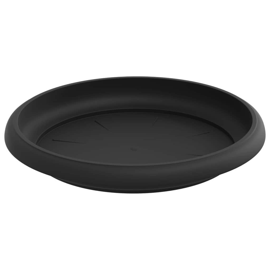 Vasi per Piante 6 pcs Nero Ø 15 x 12 cm Plastica