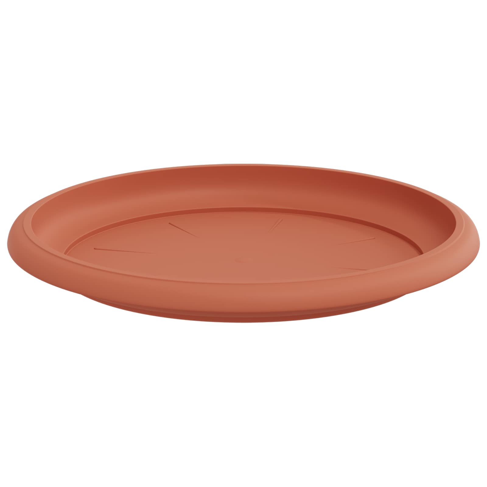 Vasi per Piante 6 pcs Rosso Mattone Ø 22 x 18 cm Plastica | homemem39