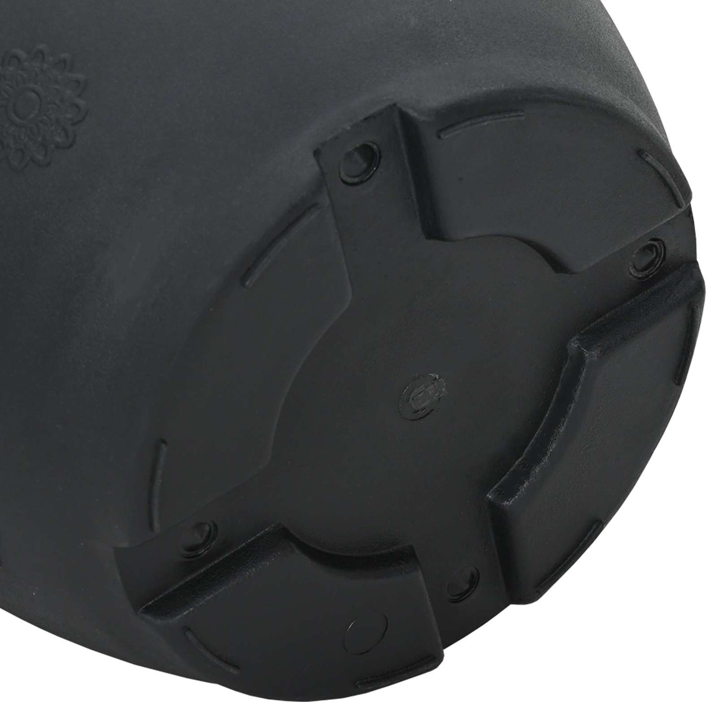 Vasi per Piante 24 pcs Nero Ø 30 x 25 cm Plastica | homemem39