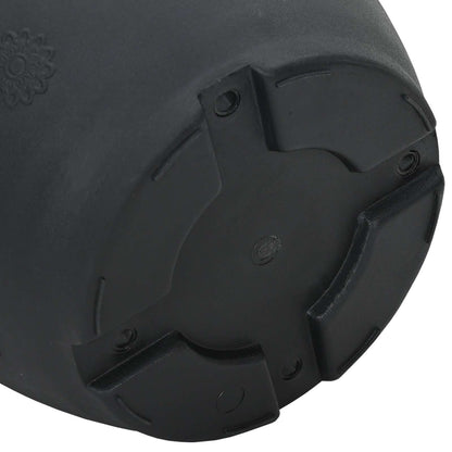 Vasi per Piante 24 pcs Nero Ø 30 x 25 cm Plastica | homemem39