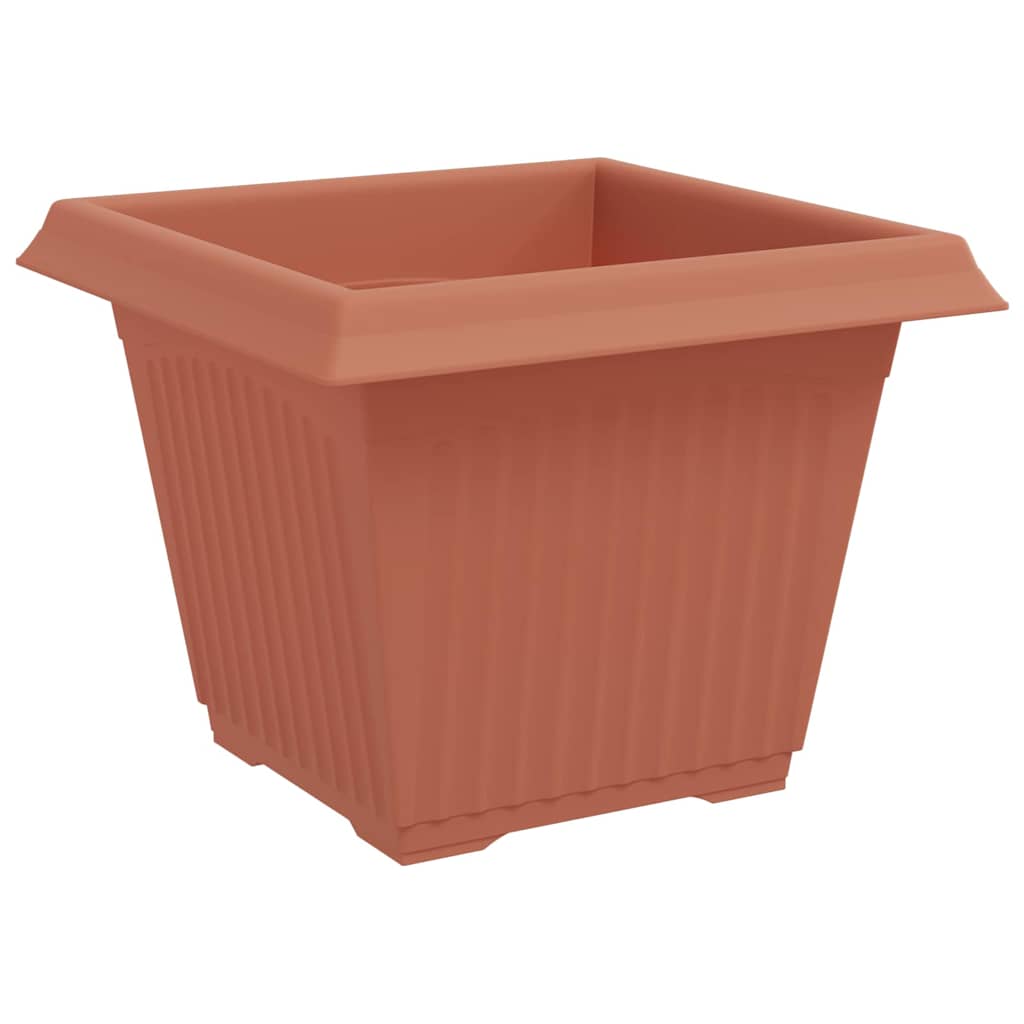 Vasi per Piante 6 pcs Rosso Mattone 28,5 x 28,5 x 22 cm | homemem39