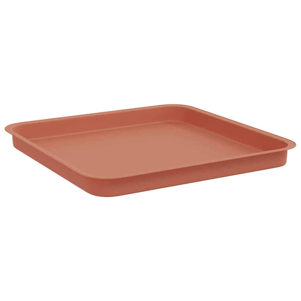 Vasi per Piante 6 pcs Rosso Mattone 43 x 43 x 33,5 cm Plastica | homemem39