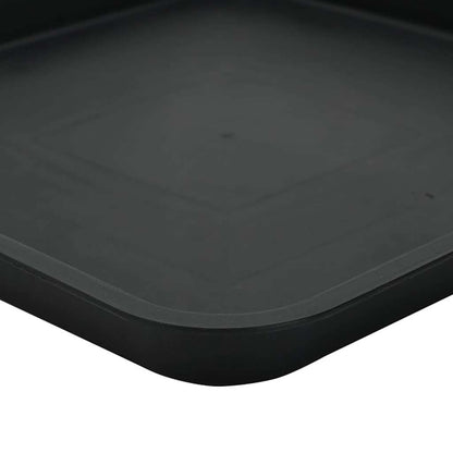 Vasi per Piante 6 pcs Nero 38 x 38 x 30 cm Plastica | homemem39
