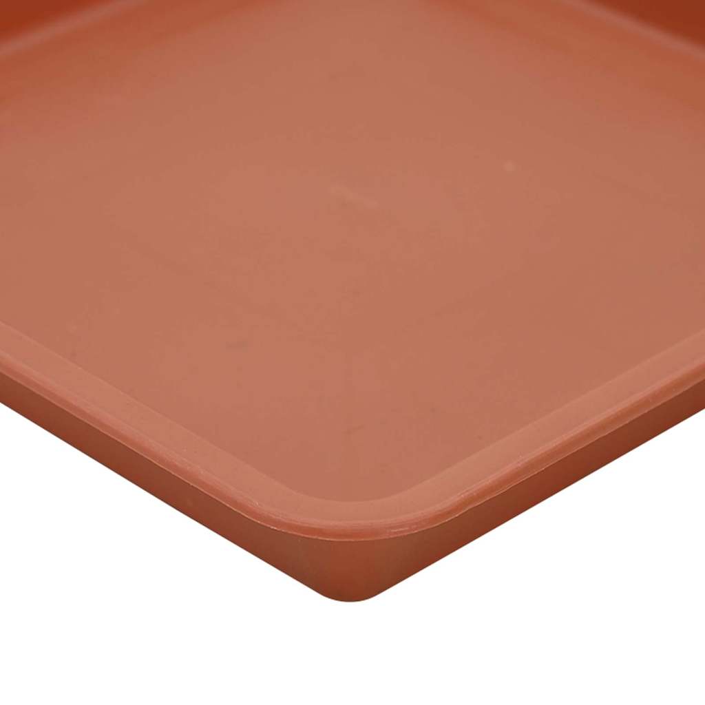 Vasi per Piante 24 pcs Rosso Mattone 38 x 38 x 30 cm Plastica | homemem39