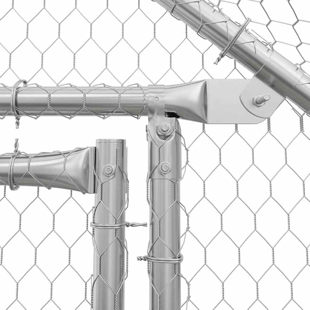 Gabbia per polli Argento 200 x 170 x 177 cm Acciaio zincato | homemem39