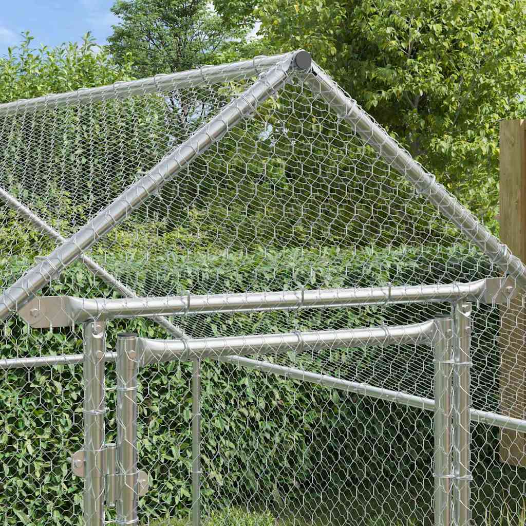 Gabbia per polli Argento 200 x 170 x 177 cm Acciaio zincato | homemem39