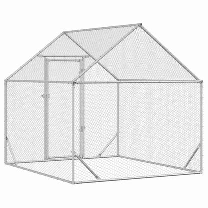 Gabbia per polli Argento 200 x 170 x 177 cm Acciaio zincato