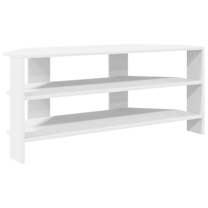 MobileTVAngolare 102x40,5x45cm Bianco Legno ingegnerizzato