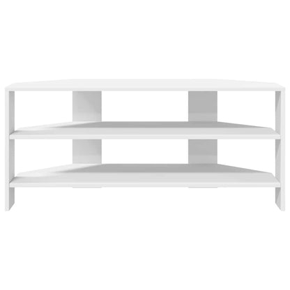 MobileTVAngolare 102x40,5x45cm Bianco Legno ingegnerizzato