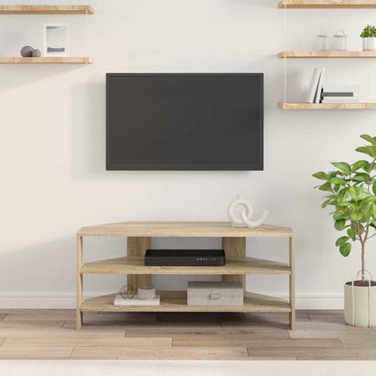 MobileTVAngolare Rovere Sonoma 102x40,5x45cm Legno multistrato