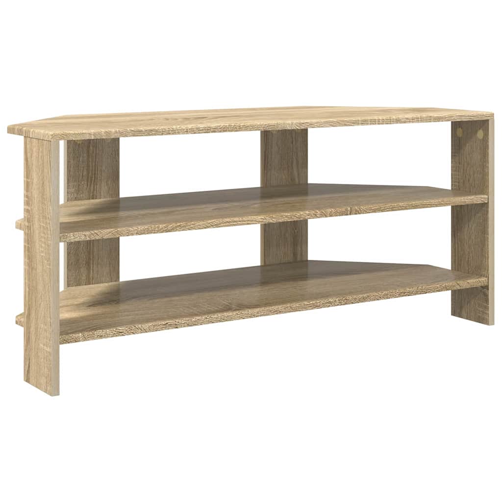 MobileTVAngolare Rovere Sonoma 102x40,5x45cm Legno multistrato