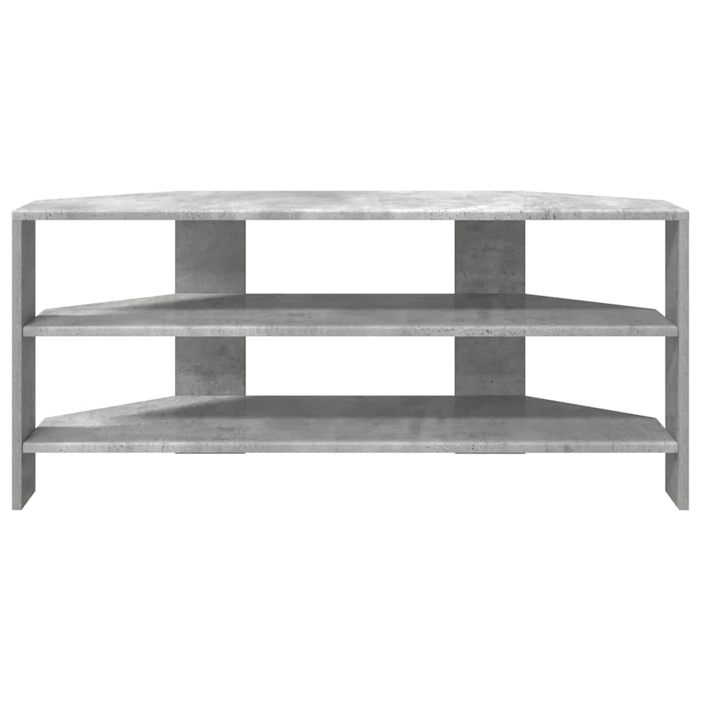 MobileTVAngolare Grigio cemento 102x40,5x45cm Legno multistrato | homemem39