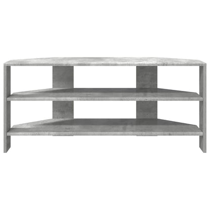 MobileTVAngolare Grigio cemento 102x40,5x45cm Legno multistrato | homemem39