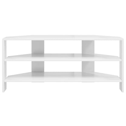MobileTVAngolare Bianco ad Alto Lucido 102x40,5x45cm